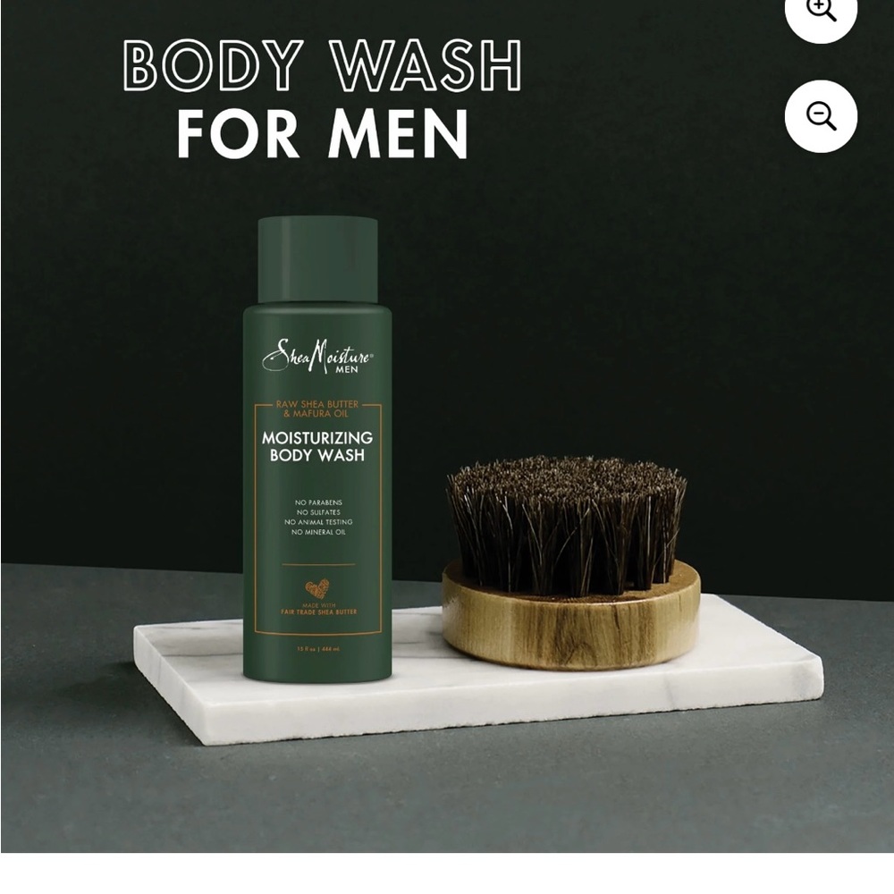 Shea Moisture Men Moisturizing Body Wash - Dark Green